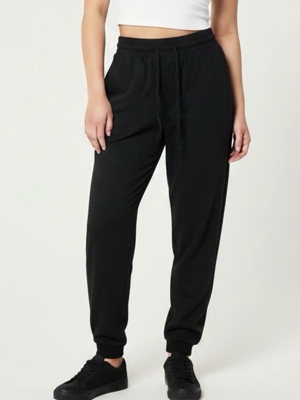 Hollister Black High Rise Jogger Pants